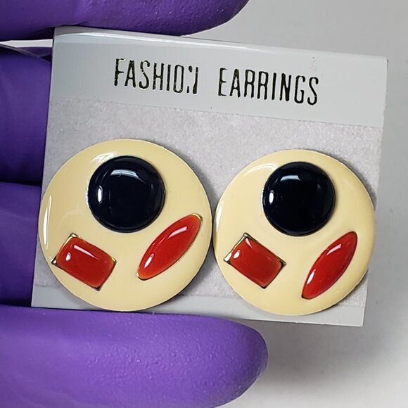 Elegant Circle Teardrop Earrings | Colorful 0.9-Inch | Women’s Fashion Jewelry - Picture 6 of 6